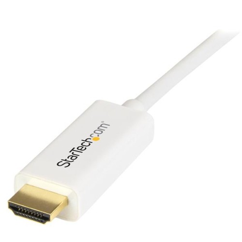 StarTech 3 ft / 1m Mini DisplayPort to HDMI Converter Cable - 4K, White