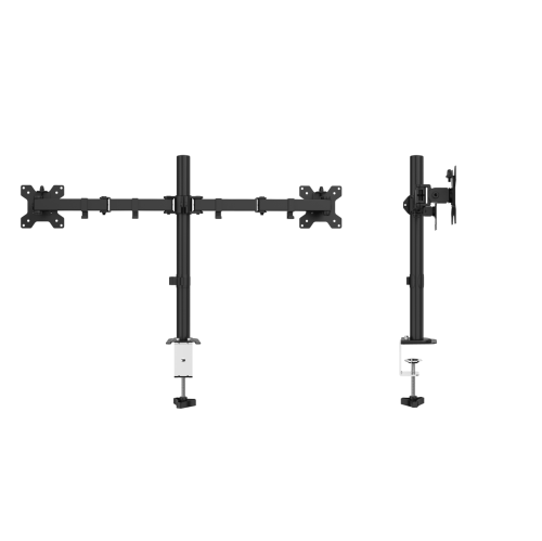 Boost Industries Universal DM-EX20ii Dual Arm Monitor Desktop Mount for Screens 13"- 32"