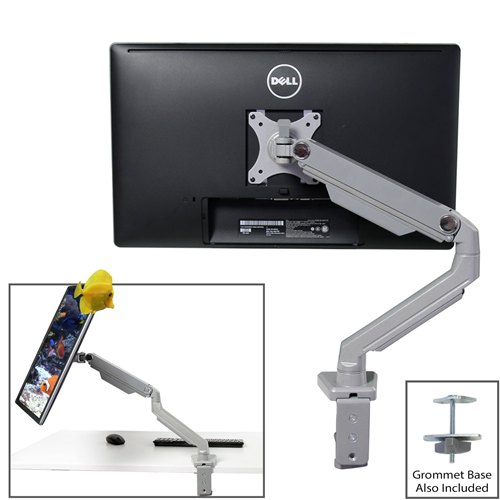 Boost Industries Universal Flexi Full Motion Articulating Advanced Spring DM-MX80 Desk Mount for Screen 17" to 32"