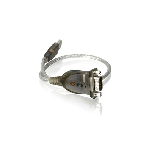 IOGEAR  Serial Adapter 4 Pin USB Type A Male 9 Pin D-Sub (Db-9) Male 16 Inch Guc232A