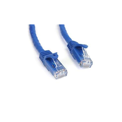 STARTECH CABLE N6PATCH6BL 6FT CAT6 PATCH CABLE WITH SNAGLESS RJ45 CONNECTORS BLUE RETAIL