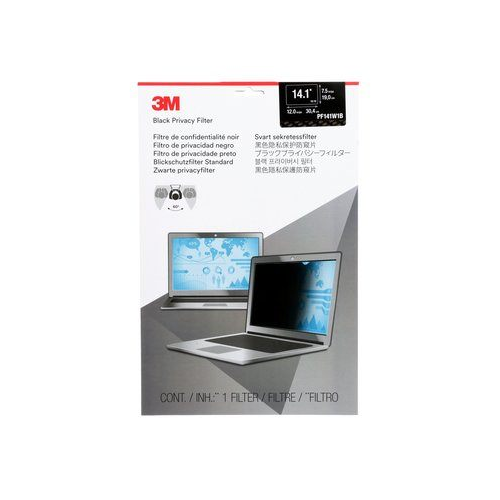 3M Privacy Filter for 14.1" Widescreen Laptop - Black -