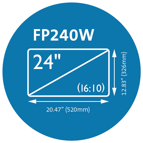 Kensington Privacy Screen for 24” Widescreen Monitors - Black -