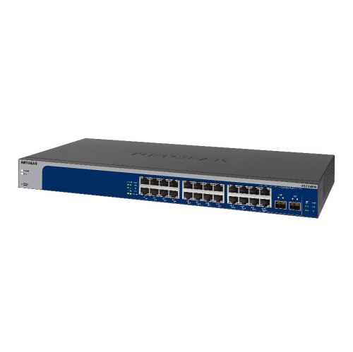 Netgear XS724EM 24-Port 10-Gigabit/Multi-Gigabit Ethernet Smart Managed Plus Switch (XS724EM-100NAS)