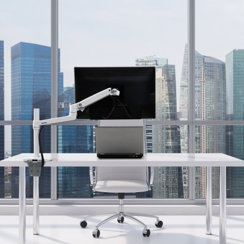 Ergotron LX Up to 32" Tall Pole Desk Monitor Mount -