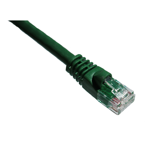 AXIOM MEMORY  25Ft Cat6A 650Mhz Molded Boot Patch Cable - - (C6Amb-N25-Ax) In Green
