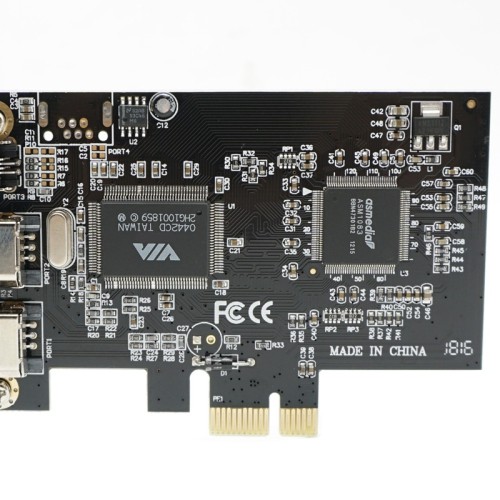 axGear PCIE PCI-E FIREWIRE IEEE 1394 3 PORT FIRE WIRE CONTROLLER CARD FOR DESKTOP PC