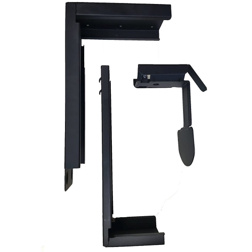 CPU Holder for under desk mount adjustable to fit almost any CPU Computer Tower