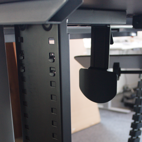 CPU Holder for under desk mount adjustable to fit almost any CPU Computer Tower