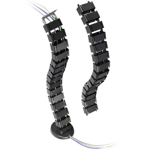 Gestion des câbles - Organisateur de cordon dorsal - Chemin de câble protecteur de fil