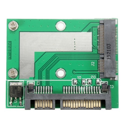 axGear mSATA SSD to SATA Adapter Converter Card Module Board
