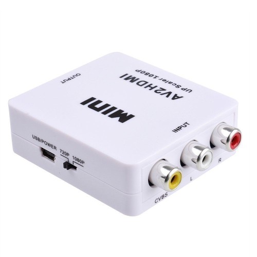axGear AV to HDMI Converter Composite AV to HDMI Video Adapter RCA to HDMI
