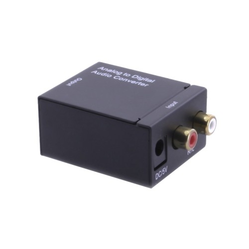 axGear Analog RCA to Optical Digital Coaxial Toslink Audio Converter Adapter Composite to Optical