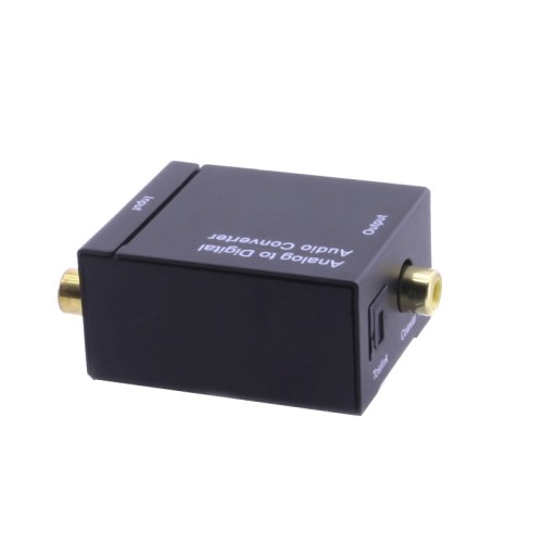 Adaptateur convertisseur audio coaxial Toslink analogique RCA à optique numérique d’axGear composite à optique