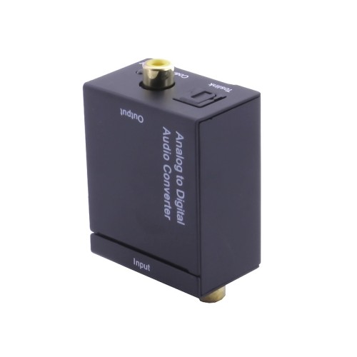 Adaptateur convertisseur audio coaxial Toslink analogique RCA à optique numérique d’axGear composite à optique
