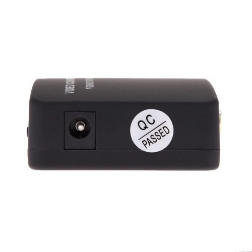 axGear AV RCA Composite S-Video To VGA Converter Adapter WIDE Sc0N