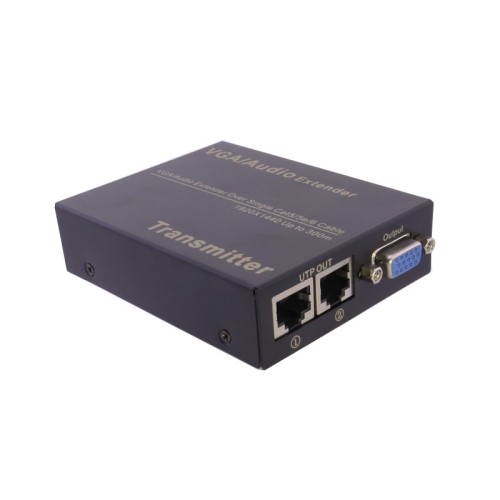 axGear VGA Over CAT5e Extender VGA Through RJ45 Cat6 Network Extension With Audio up to 1000Ft 300M