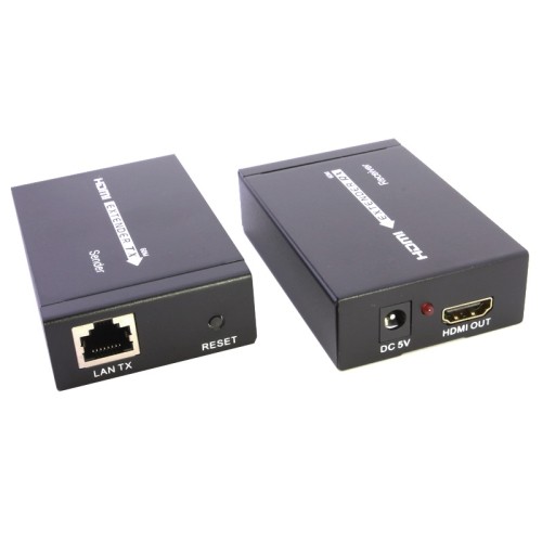 axGear HDMI Over CAT5e Extender HDMI Through RJ45 Cat6 Network Extension With Audio up to 200Ft 60M