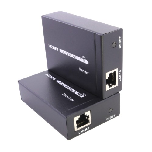 axGear HDMI Over CAT5e Extender HDMI Through RJ45 Cat6 Network Extension With Audio up to 200Ft 60M