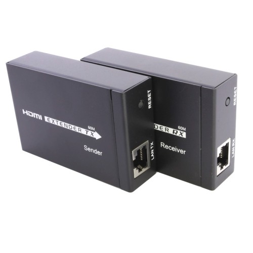 axGear HDMI Over CAT5e Extender HDMI Through RJ45 Cat6 Network Extension With Audio up to 200Ft 60M