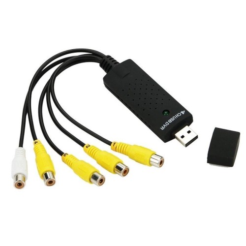axGear EasyCAP 4 Channel 4CH USB 2.0 DVR Video Audio Capture Adapter Card Win 7 8