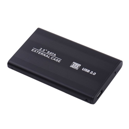 axGear 2.5" USB 2.0 SATA HDD External Hard Drive Disk SSD Case Enclosure Plug&Play