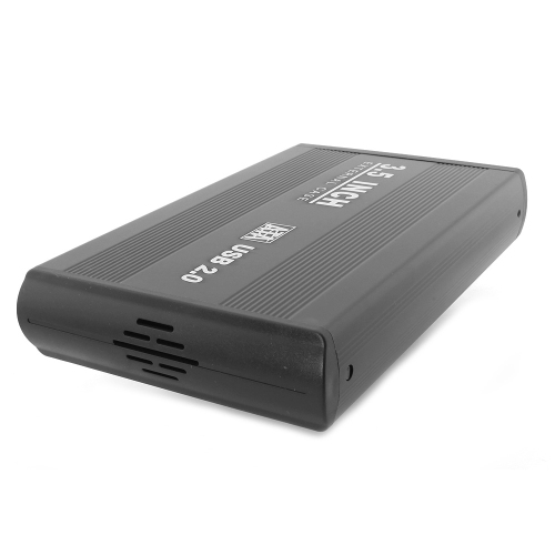 axGear 3.5 in USB 2.0 High Speed External SATA HDD Hard Drive Disk Case Enclosure Box