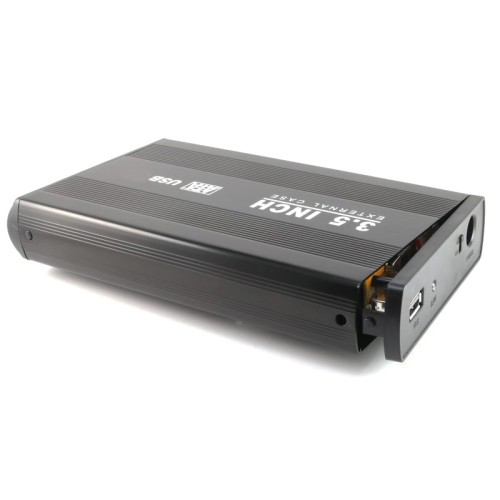 axGear 3.5 in USB 2.0 High Speed External SATA HDD Hard Drive Disk Case Enclosure Box