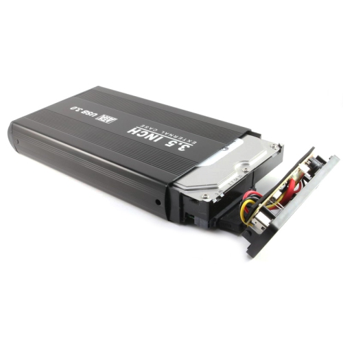 axGear 3.5 Inch SATA Hard Drive Enclosure USB 3.0 High Speed External Case