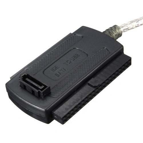 axGear USB 2.0 To IDE SATA Cable Power Adapter For DVD Notebook Laptop Hard Drive