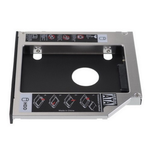 axGear Optical Bay 2nd SATA HDD Hard Drive Caddy CD DVD-ROM For Laptop NoteBook 9.5mm
