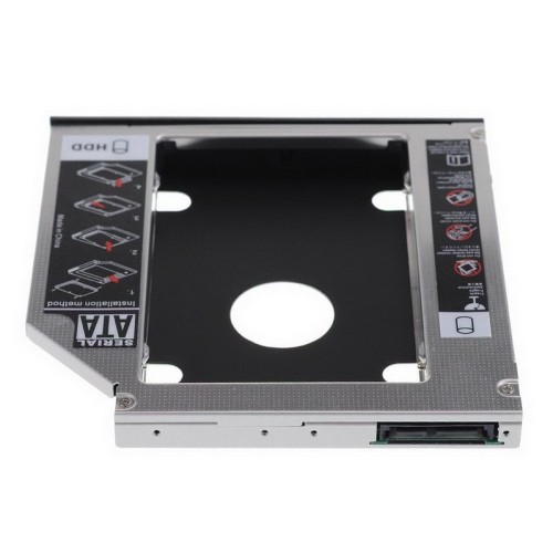 axGear Optical Bay 2nd SATA HDD Hard Drive Caddy CD DVD-ROM For Laptop NoteBook 9.5mm