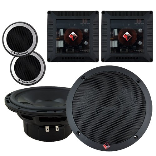 Rockford Fosgate T1650-S Power 6.50" 2-Way Euro Fit Compatible Component System