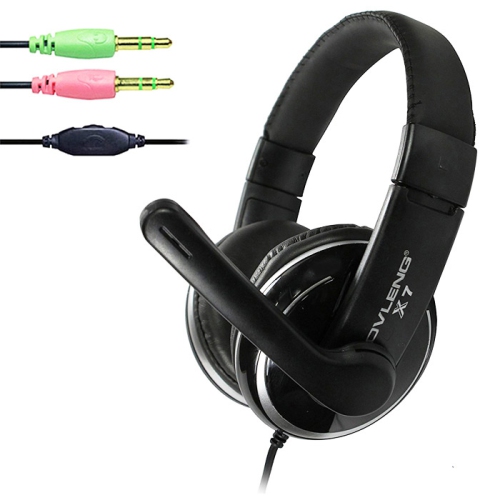 axGear axGear Stereo Headset 3.5mm Audio Jack Gaming Headphone With Microphone for PC Computer Laptop