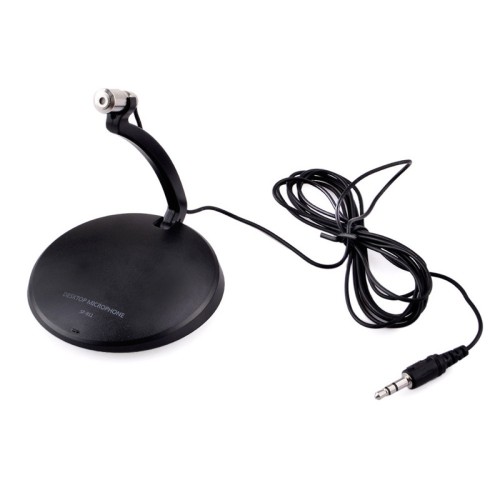 axGear 3.5mm Desktop Tie-clip Microphone for PC Laptop Notebook Skype Voice Record