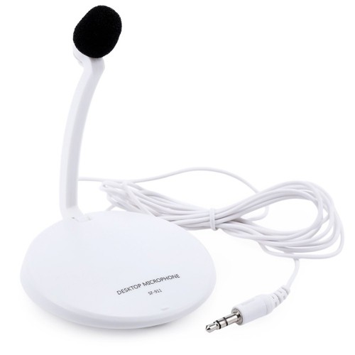 Image 1 de 6.. axGear Microphone de bureau de 3,5 mm à pince pour ordinateur portable, enregistrement audio Skype