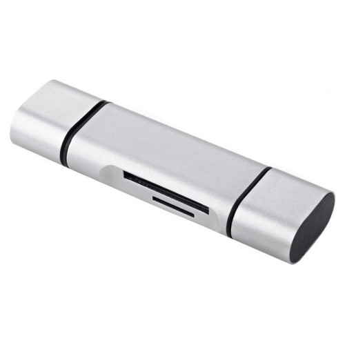 Le lecteur de cartes USB-C/USB 3.1/micro USB/OTG TF SD d’axGear pour MacBook de 12 po