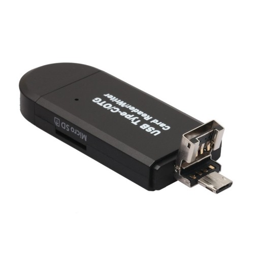 AXGEAR  USB 3.1 Type C / USB / Micro USB Sd Micro Sd Tf Memory Card Reader Otg Adapter