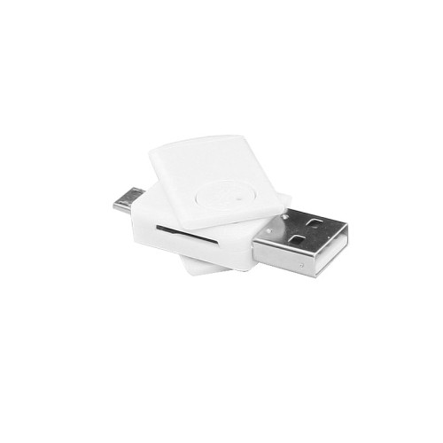 Adaptateur 2-en-1 micro USB 2.0 OTG OTG d’axGear – lecteur de cartes microSD TF pour téléphone Android
