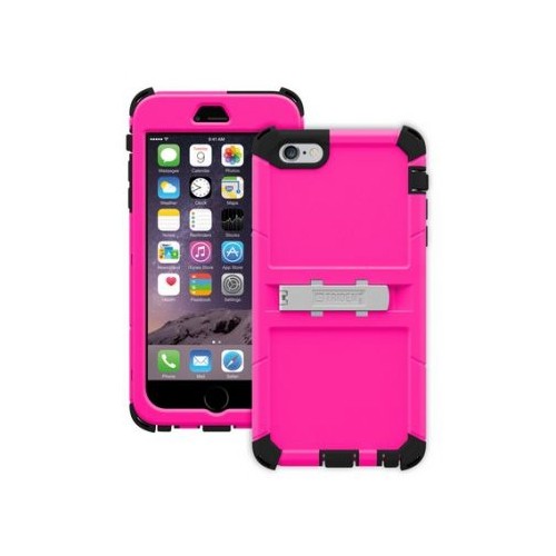 Trident Fitted Hard Shell Case for iPhone 6+ - Pink/Black