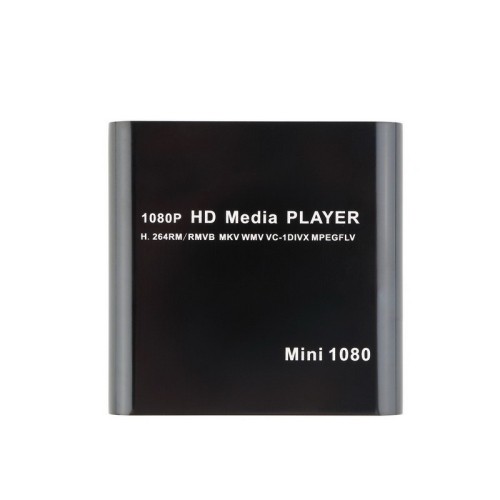 axGear Mini HDMI Media Player 1080P HDD RM RMVB DIVX AVI MKV USB SD MPEG JPEG MOV SDHC