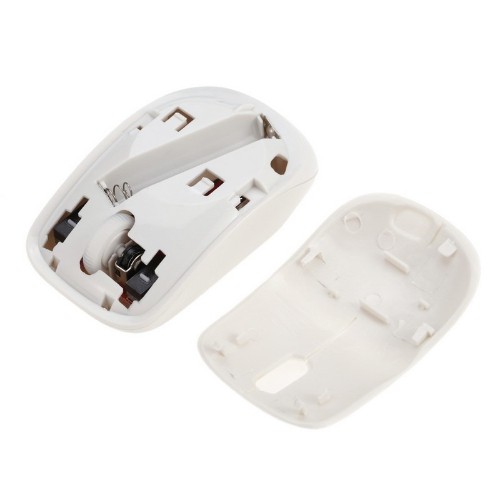 axGear Wireless 2.4G Mini Keyboard Mouse Combo Cordless Slim Design For Desktop Laptop White