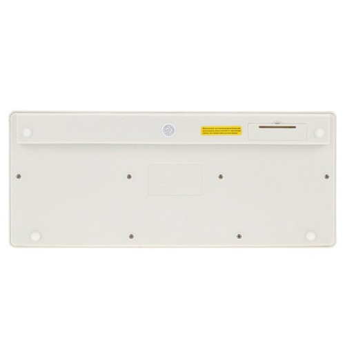 axGear Wireless 2.4G Mini Keyboard Mouse Combo Cordless Slim Design For Desktop Laptop White