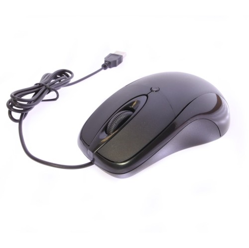 USB Wired Keyboard Full Sized Water Spill Resistant Black - axGear