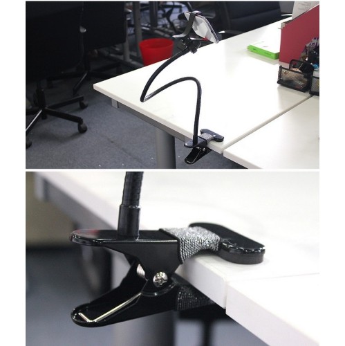 Le support à long bras flexible rotatif 360 d’axGear est un bureau de lit Lazy pour téléphone