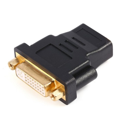 axGear HDMI Female to DVI Female Adapter HDMI to DVI-I Dula Link 24+5 F/F Converter