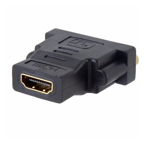 axGear HDMI Female to DVI Female Adapter HDMI to DVI-I Dula Link 24+5 F/F Converter