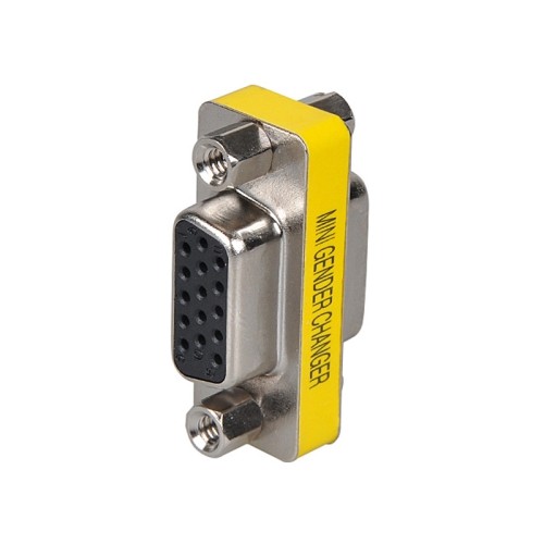 axGear VGA Gender Changer Female to Female SVGA 15 Pin F/F Adapter Coupler