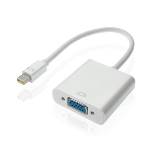 axGear Mini Displayport To VGA Cable Adapter Male - Female Thunderbolt Video Display Converter