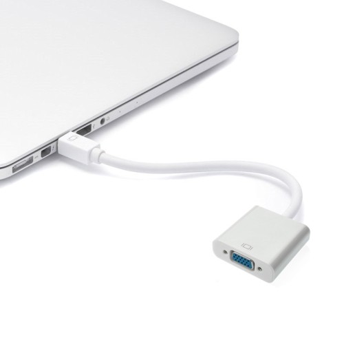 axGear Mini Displayport To VGA Cable Adapter Male - Female Thunderbolt Video Display Converter